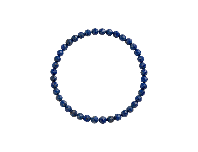 Lapislazuli facetada