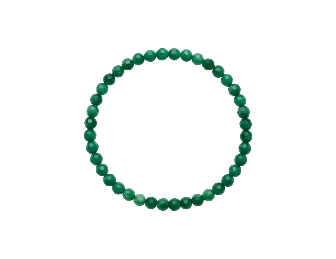 Agatha verde facetada