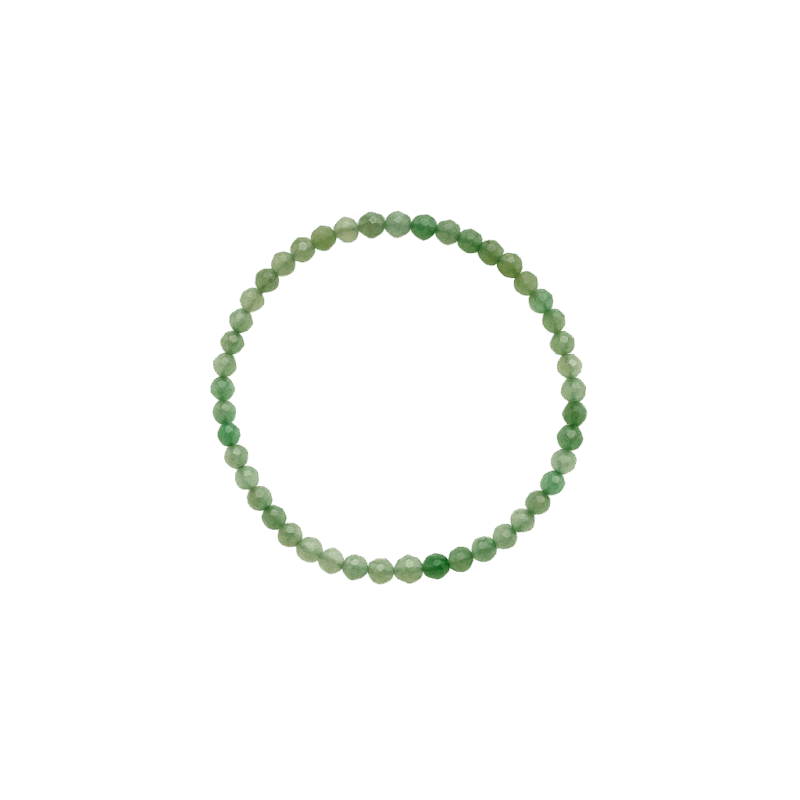 Aventurina verde facetada