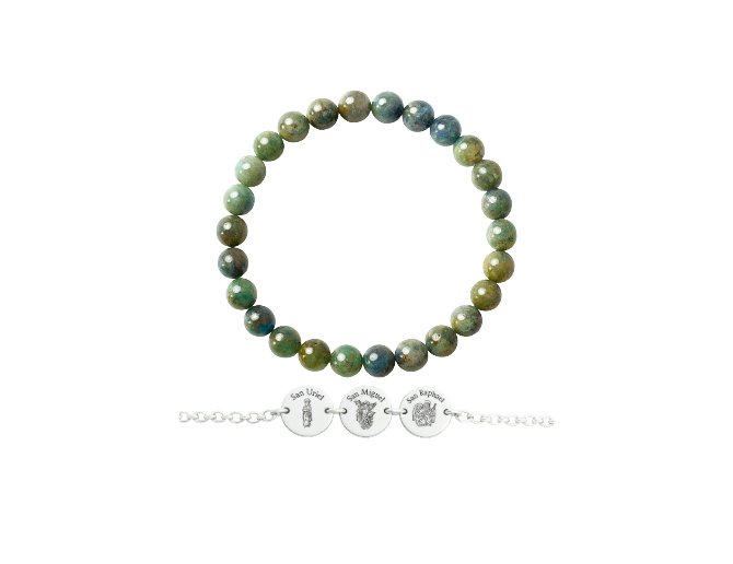 Pack bruja juana con Cianita (plata 925)