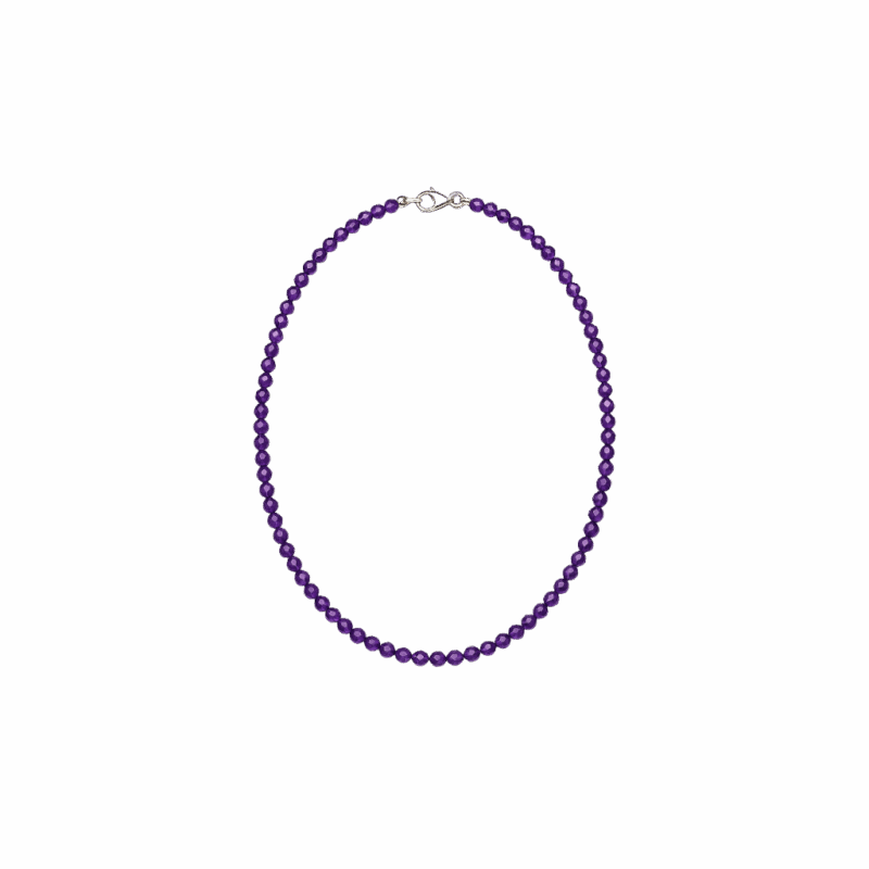Gargantilla Amatista facetada