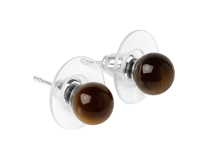 Pendientes de ojo de tigre