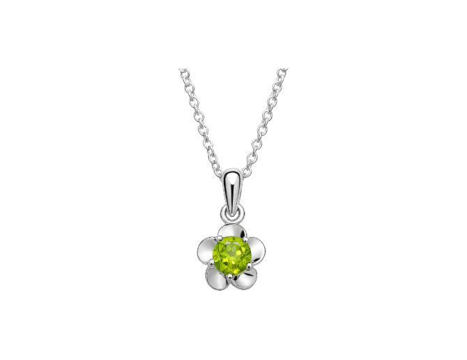 Colgante Flor peridoto