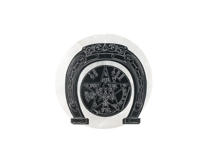 Placa de selenita herradura