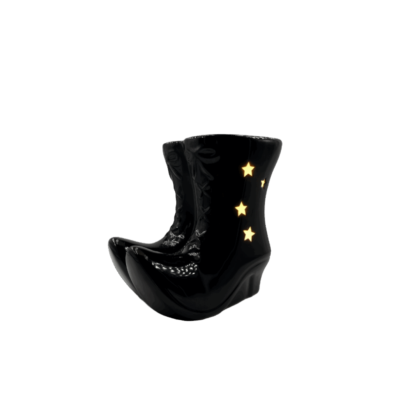 Quemador botas de bruja