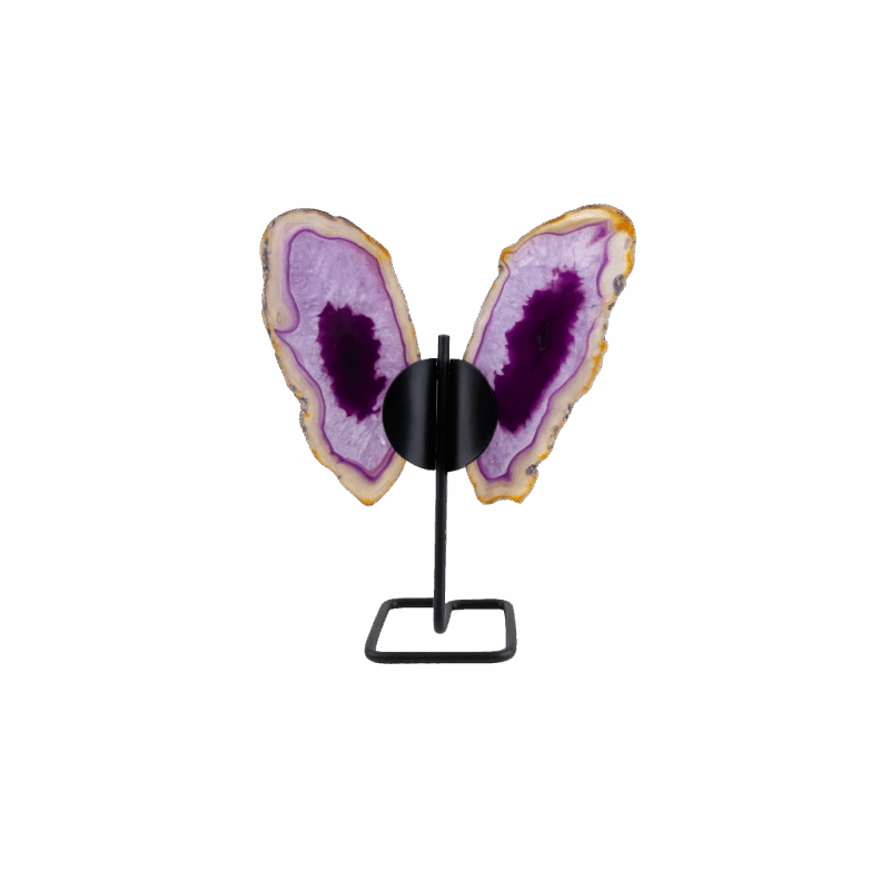 MARIPOSA ÁGATA MORADA