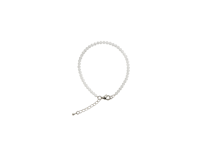 Piedra luna faceta (enganche acero)